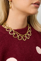 Stainless Steel Chain Necklaces Heart Casual Daily Simple Series Women's jewelry