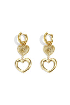 Stainless Steel Drop Earrings Heart Casual Daily Simple Series Women's jewelry